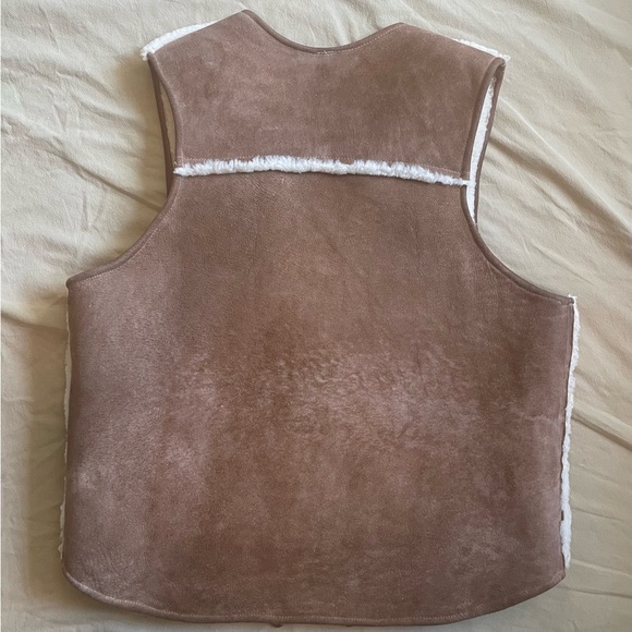 Men’s Vintage Heavy Leather Vest - Picture 8 of 11